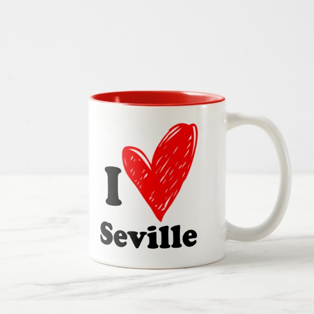Taza Bicolor Amo Sevilla (Derecha)