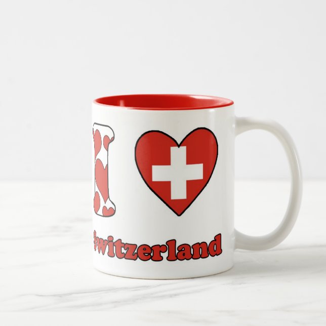Taza Bicolor Amo Suiza (Derecha)