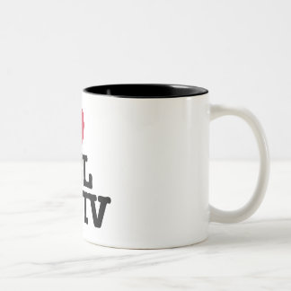 Taza Bicolor Amo Tel Aviv Mug