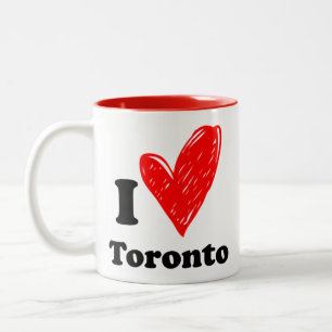 Taza Bicolor Amo Toronto
