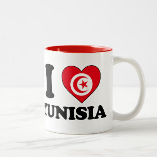 Taza Bicolor Amo Túnez