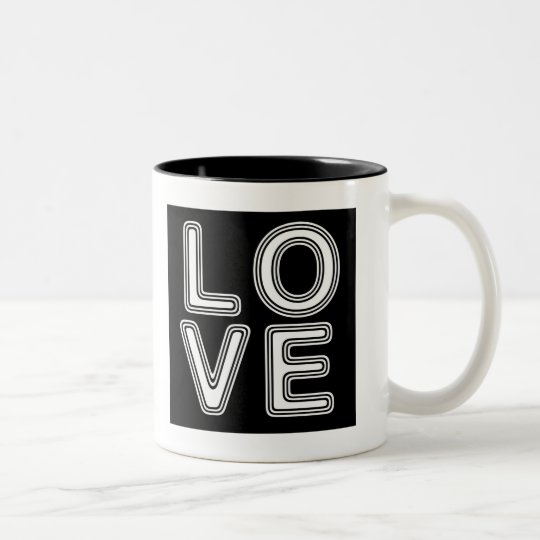 TAZA BICOLOR "AMOR "