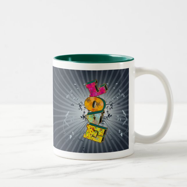 TAZA BICOLOR AMOR (Derecha)