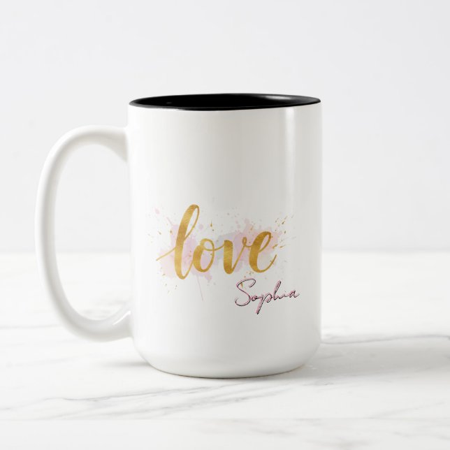 Taza Bicolor Amor (Izquierda)