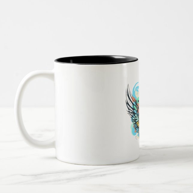 Taza Bicolor Amor a la guitarra (Izquierda)