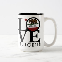 Taza Bicolor AMOR A Sausalito 15oz