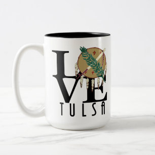 Taza Bicolor AMOR A Tulsa Oklahoma15oz