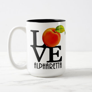 Taza Bicolor AMOR Alpharetta Georgia 15oz