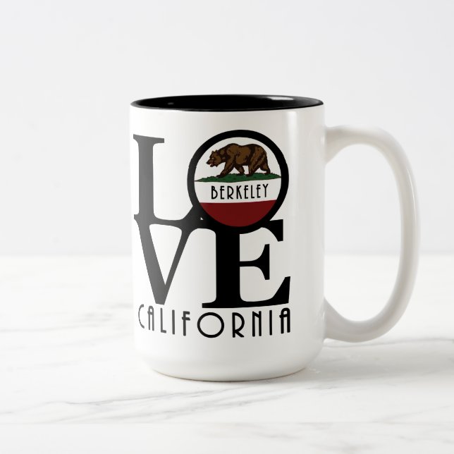 Taza Bicolor AMOR Berkeley California 15oz (Derecha)