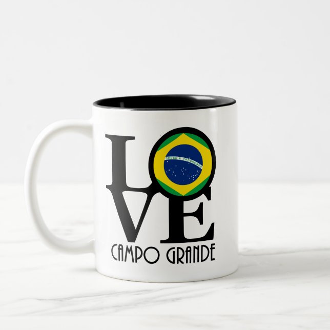 Taza Bicolor AMOR Campo Grande 11oz (Izquierda)
