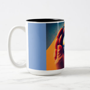 Taza Bicolor Amor cardíaco