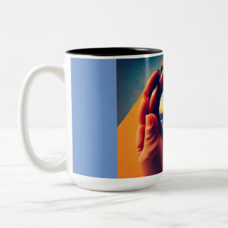 Taza Bicolor Amor cardíaco