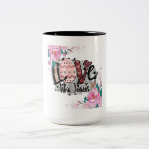 Taza Bicolor amor como jesus