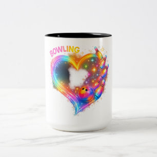 Taza Bicolor Amor de Bolos Resplandor