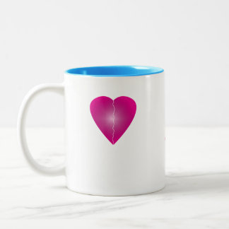 Taza Bicolor Amor de corazón