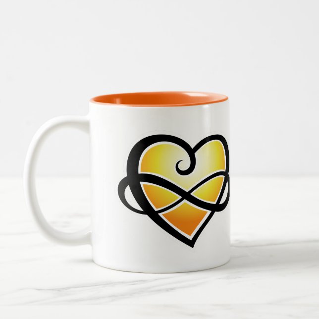 Taza Bicolor Amor de Inifnite (Izquierda)