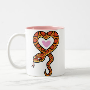Taza Bicolor Amor de la serpiente