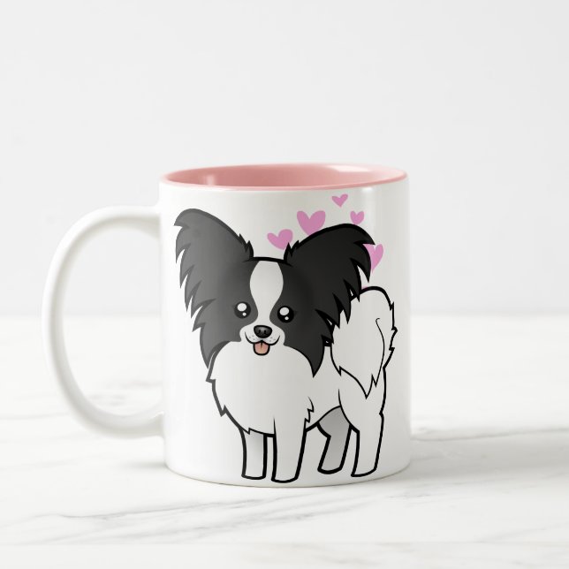 Taza Bicolor Amor de Papillon (Izquierda)