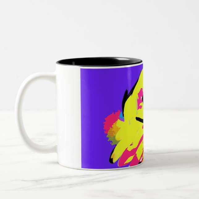Taza Bicolor amor de pulpo  (Izquierda)