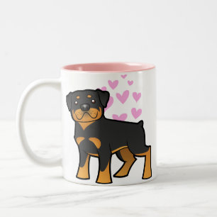 Taza Bicolor Amor de Rottweiler