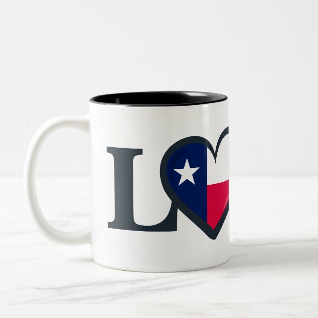 Taza Bicolor Amor de Texas (Izquierda)