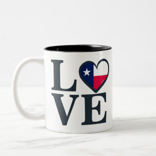 Taza Bicolor Amor de Texas