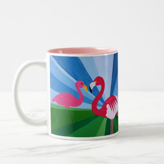 Taza Bicolor ¿Amor del flamenco? (Izquierda)