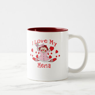 Taza Bicolor amor del memaI del amor del ra mi muñeca y