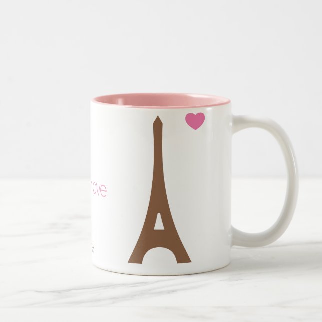 Taza Bicolor amor del ojo… (Derecha)