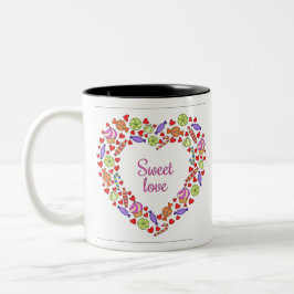Taza Bicolor Amor dulce