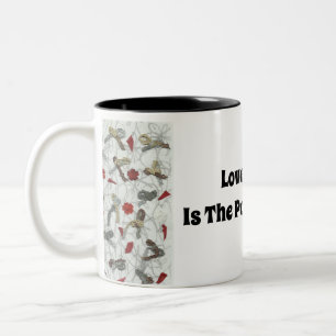 Taza Bicolor Amor......Es El Poder De Todo