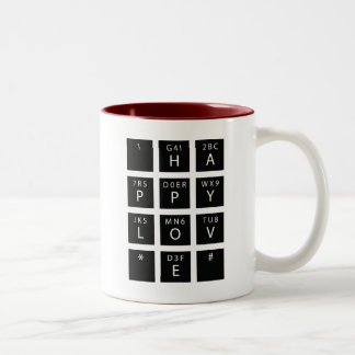 Taza Bicolor Amor feliz