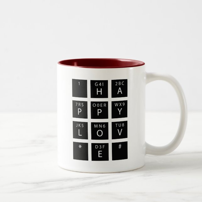 Taza Bicolor Amor feliz (Derecha)