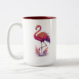 Taza Bicolor Amor flamenco grande