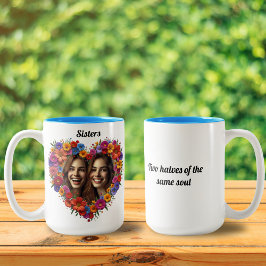 Taza Bicolor Amor Hermano En Bloom