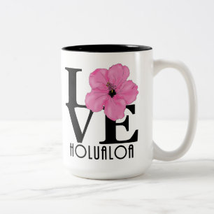 Taza Bicolor AMOR Holualoa Hawaii 15 oz