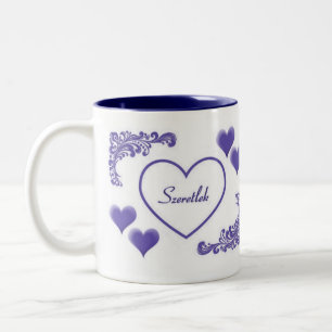 Taza Bicolor Amor húngaro