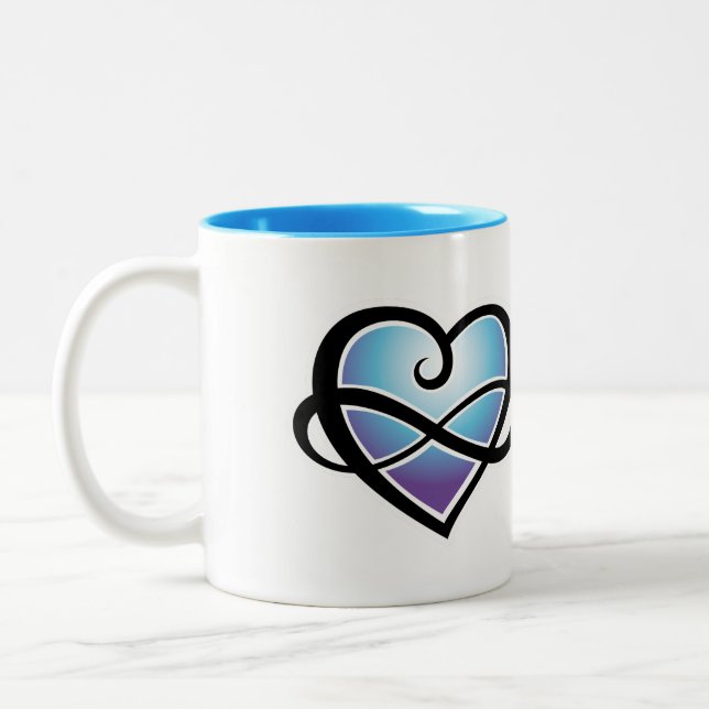 Taza Bicolor Amor infinito (Izquierda)