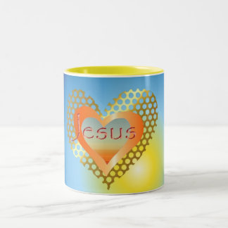 Taza Bicolor Amor Jesús