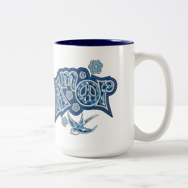 Taza Bicolor Amor Mug (Derecha)