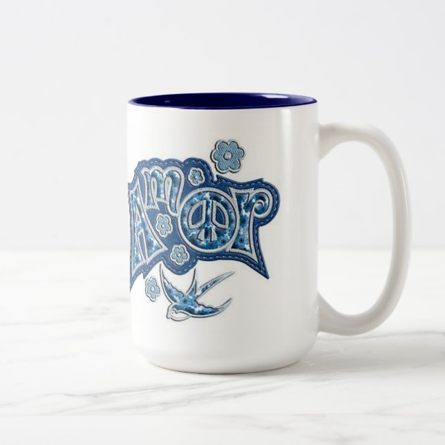 Taza Bicolor Amor Mug (Derecha)