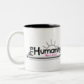 Taza Bicolor Amor por la humanidad