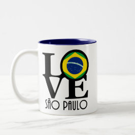 Taza Bicolor AMOR São Paulo 11oz