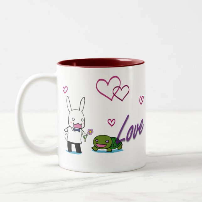 Taza Bicolor Amor siempre (Izquierda)