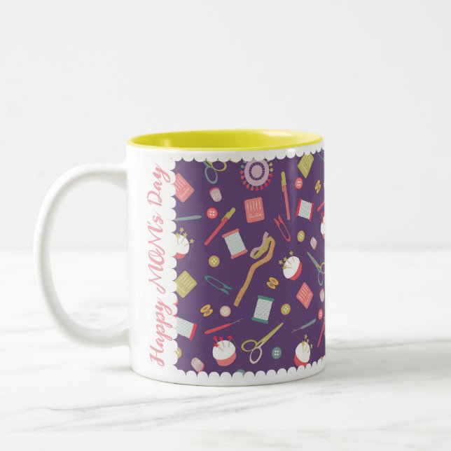 Taza Bicolor Amor Smascar accesorios Purple (Izquierda)