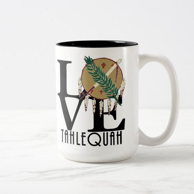 Taza Bicolor AMOR Tahlequah 15oz (Derecha)