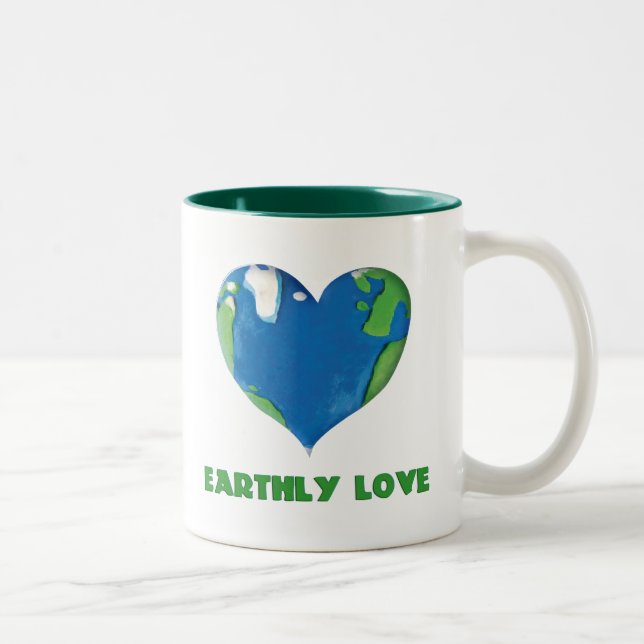 Taza Bicolor amor terrenal (Derecha)