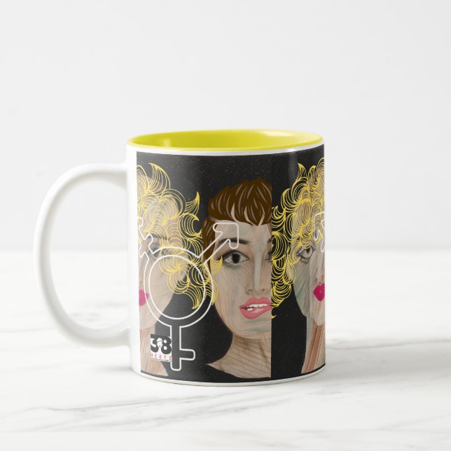 Taza Bicolor Amor transgénero (Izquierda)