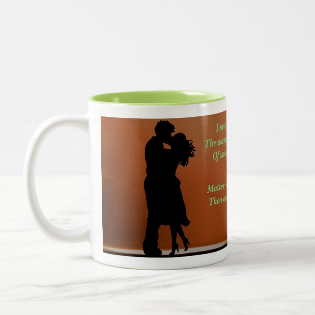 Taza Bicolor Amor verdadero (Izquierda)