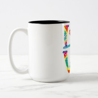Taza Bicolor Amor Whippet Tie Dye Rainbow | Perro Lover